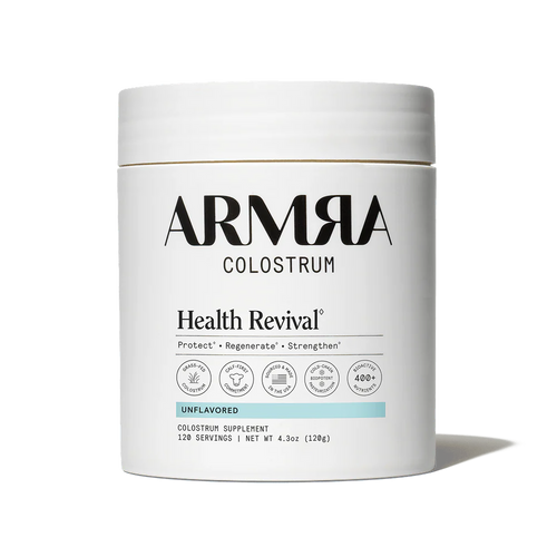 ARMRA Colostrum™ Powder | Unflavored | Gut Health & Bloating | Skin & Hair | Immunity | Keto, Gluten & Fat-Free | 120 Servings